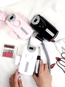 Confidence-Portable Electric Nail Drill -40000RPM Multi-Functional Manicure Pedicure Polishing Set