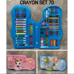 ART SET 208PCS / 150PCS / 86PCS / 68PCS / CRAYON MEWARNAI / PENSIL WARNA Crayon Set - Crayon Mewarnai - PENSIL