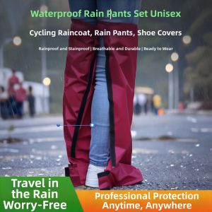 Waterproof Rain Pants Cycling Rainwear Leg Covers