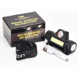 Đèn Pha LED COB Có Thể Sạc Lại USB Đèn Pha Siêu Sáng Mạnh Mẽ Với Đế Từ Tính Mạnh Mẽ Đèn Pin Câu Cá Ngoài Trời Chống Nước