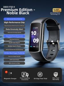Health Monitoring Smart Band Blood Glucose Hypertension Electrocardiogram Heart Rate Sleep Tracker