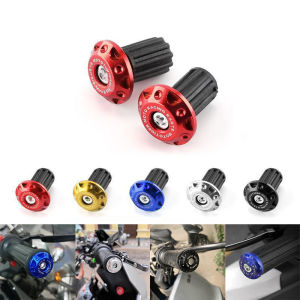 อะลูมิเนียมอัลลอย CNC บาลานเซอร์มอเตอร์ไซด์อเนกประสงค์ปลายแฮนด์แฮนด์ฝาครอบที่จับ