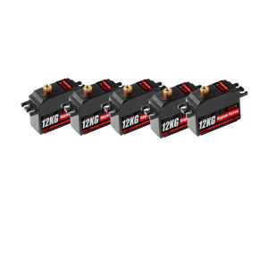 NEEBRC 12KG Metal Gear Digital Servo Motor Low Profile High Torque for 1/12 RC Car Wltoys 12428 WPL MN128 MN82 Plane Boat Part
