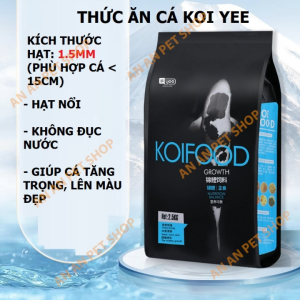 Cám Cá Koi YEE 3‑in‑1 | Cân bằng Dinh dưỡng | Tăng Màu & Tăng Trọng (2.5kg)