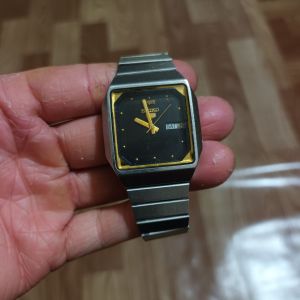 Đồng hồ Seiko 5 automatic chém cạnh cổ xưa máy móc zin nguyên bản