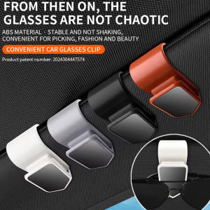 2Pcs tấm che trên xe ô tô giá giữ kính râm Clip vé thẻ chủ nội thất ô tô Tấm Che Nắng hộp đựng kính phụ kiện trang trí