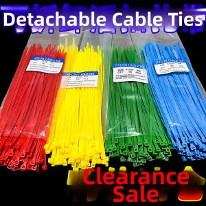 Adjustable Resuable Colored Nylon Cable Tie