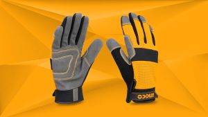 Găng tay cơ khí INGCO HGMG01-XL Bảo vệ da Dùng cho thợ sửa xe thợ cơ khí Bảo hộ lao động Găng tay INGCO