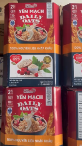 Yến mạch nguyên hạt Innovation Daily Oats 4.5kg bữa ăn sáng nhanh tiện lợi giàu chất xơ hỗ trợ ăn kiêng ăn chay làm bánh nướng bánh quy Lucas Farm shop