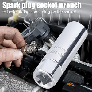 Universal Car Spark Plug Two Type Wrench for 14/16mm Spark Plug Removal Automotive Repair Tool