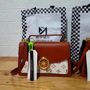 BJ66371 - BEIGE/BROWN/COFFEE - TAS HANDBAG SLEMPANG WANITA FASHION KOREA CHINA IMPORT MODIS ELEGAN TERMURAH TERLARIS TERBARU BAGSTORE JAKARTA TAS BATAM ZC6371