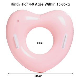 Inflatable Swimming Seat Ring Pool Float Swim Tube Swim Accessory Water Sports Swimming Circle Swim Float 
