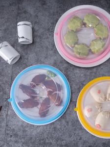 Penutup Piring Mangkok Makanan Microwave Serbaguna Tudung Saji Karet