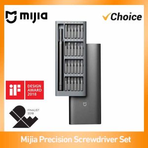 Original Mijia Professional Precision Screwdriver Set 24pcs S2 Steel Magnetic Bits with Aluminum Handle High Torque Case