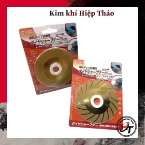 Đá mài kính DMD Khía lưỡi cắt kính kim cương thủy đinh máy cầm tay 100mm DMK-DMD-K