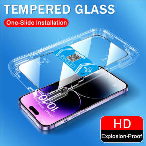 One-click Installation Clear Tempered Glass Screen Protectors: Protect Your Phone's Display