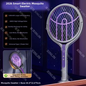 XINLIN | Rechargeable Powerful Rotatable Telescopic 2-in-1 Mosquito Racket