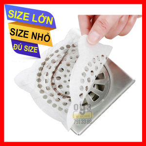 Combo 30 Miếng Dán Chặn Rác Nhà Bếp Nhà Vệ Sinh Túi Lọc Rác Thoát Nước Bồn Rửa Chén