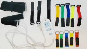 Bộ 5 Dây Đeo Tay Lái Xe Đạp Bằng Nylon Dây Buộc Dính Băng Dính Phụ Kiện Đèn Pin Xe Đạp Dây Cố Định Đa Năng Cho Xe Đạp