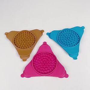 Pet Lick Silicone Mat for Dogs Pet Slow Food Plate for Cats Dogs Dog Sucker Food Training Dog Feeder Pet Supplies