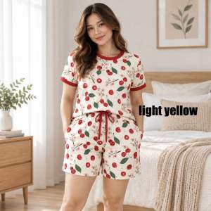 Ringer terno short shirt ladies fashion clothes streetwear (fit small-XL) womenwear comfy set outfit printed