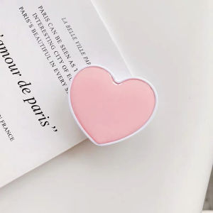 Korean Popular Heart-Shaped Phone Holder Epoxy Poppings Phone Socket Grip Tok Ring Lazy Stand For iPhone Samsung Xiaomi