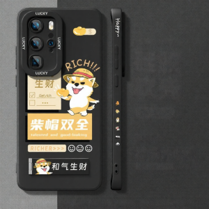 Full Coverage Drop Protection Phone Case with Stand for Huawei p40  Series Soft Silicone