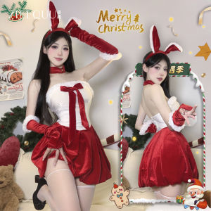 LEMON สไตล์คริสต์มาสแสนสนุก กระต่ายสาวเซ็กซี่ คอสเพลย์ ดาราอินเทอร์เน็ต เสื้อปีใหม่ การแสดงบนเวที ชุดวันปีใหม่ 6398
