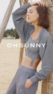 OhSunny Women Fashion Summer Knit Sleeveless Top Strap Padded Camisole Breathable Anti Uv UPF50+