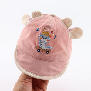 Adorable Baby Hat Spring Autumn Cotton Duckbill Cap Adjustable Soft Brim Baseball Cap for Boys And Girls Fashionable Infant Cap