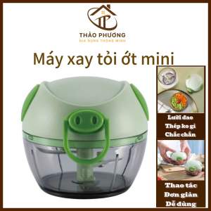 Dụng Cụ Xay Tỏi Ớt Mini - Cầm Tay Đa Năng Chất Liệu An Toàn Cho Người Tiêu Dùng