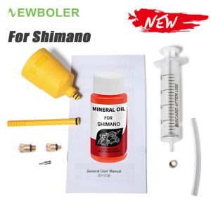 NEWBOLER 2023 New SHIMANO Mineral Oil Hydraulic Brake Road Bike Bleeding Kit Hydraulic Disc Brake Bleed Tool Bicycle Oil Bleed Kit
