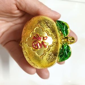 Trái bưỏi phong thủy in hình chữ Phúc trang trí cây cành vàng lá ngọc tháp tỏi trang trí lễ tết thu hút may mắn hạnh phúc