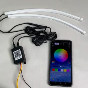 LAMPU LED ALIS DRL RGB WELCOME LIGHT SEIN RUNNING BLUETOOTH APP 30CM 60CM MOBIL MOTOR