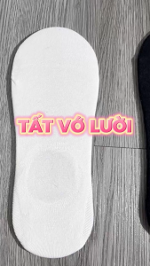 [TAT001] Tất Vớ Lười Nam Nữ Chống Tụt Gót Thoáng Mát - Tất Vải Cotton Mềm Mại Co Giãn