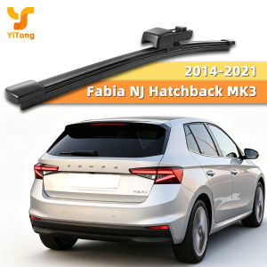 Yitong Suitable for Skoda Fabia NJ Hatchback MK3 2014-2021 Rear Wiper Blade Natural Rubber Strip Quiet Durable Replacement Parts
