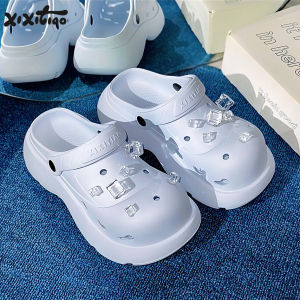 XIXITIAO | Dép Tăng Chiều Cao Chống Trượt Mô Phỏng Khối Băng Thời Trang INS