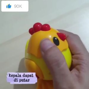 GIGGEL (BISA COD) MAINAN AYAM JUMPING / MAINAN AYAM PUTAR / MAINAN ANAK AYAM BERJALAN MODEL PUTAR UNTUK ANAK