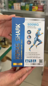 Viên uống xương khớp KORAS SHARK hộp 60 viên dùng cho người bị viêm khớp đau mỏi khớp thoái hóa khớp.