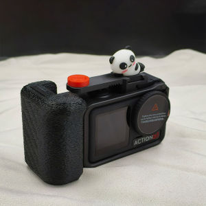 ด้ามจับกล้องพิมพ์ 3 มิติสําหรับ DJI Osmo Action 3/4/5 Pro - เข้ากันได้กับกรงดั้งเดิมและปลดเร็ว