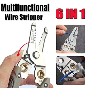 6 In 1 Wire Stripper Pliers: A Versatile Electrician's Tool