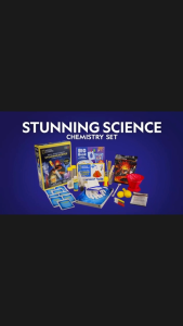 National Geographic Stunning Chemistry Set – 100+ STEM Experiments Volcano Rocket & Geyser Kit