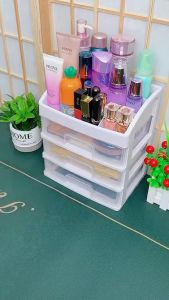 Rak Kosmetik Makup Sebaguna 3 Susun - Laci Penyimpanan Alat MakeUp