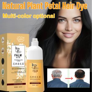 Hair Dye Shampoo 3-In-1 Wash Nourish Dye Hair Dye Herbal Formula No Damage To Hair Quick Long Lasting Grey Hair Coverage