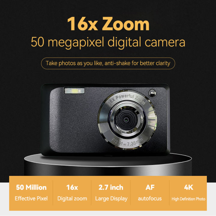 Digital Camera 50 Megapixels High-Definition Photography Travel Entry ...