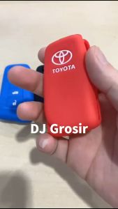 Casing Silikon Karet Kunci Remote Toyota Innova 3 Tombol