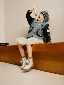 Belle | Winter Boots for Children Thick Sole