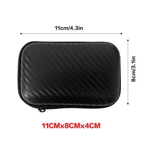 Car Portable Eva Storage Bag Zipper Auto Repair Tools Pouch Mobile Hard Disk Cable Storage Mobile Phone Charger Protection Bag