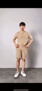 Bộ quần áo đũi nam đũi xước co giãn nhẹ Pyjamas Đũi Xước Chất Lượng Quần Áo Ngủ Nam Màu Đen Trắng Nâu - Lazada