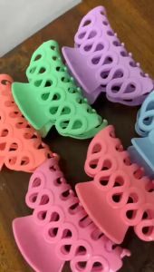 Jepit Rambut Wanita Model Ombak Bolong Warna Pastel Isi 6 Pcs dan 12 Pcs